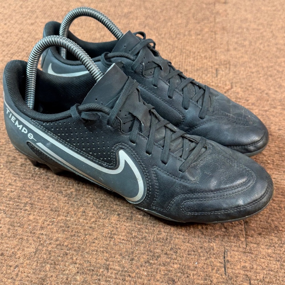 Nike Tiempo Legend 9 Academy MG Soccer Cleats Black Iron Grey DA1176-007 Mens 8